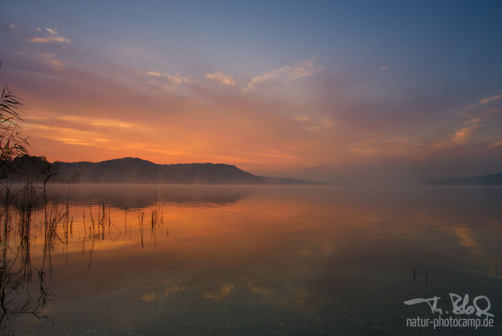 Dämmerung am See